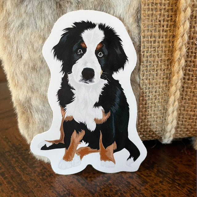 Cool Personalized Custom Dog Photo Sticker Gift, Turn Your Photo Portrait Picture into Custom Drawn Sticker Decals