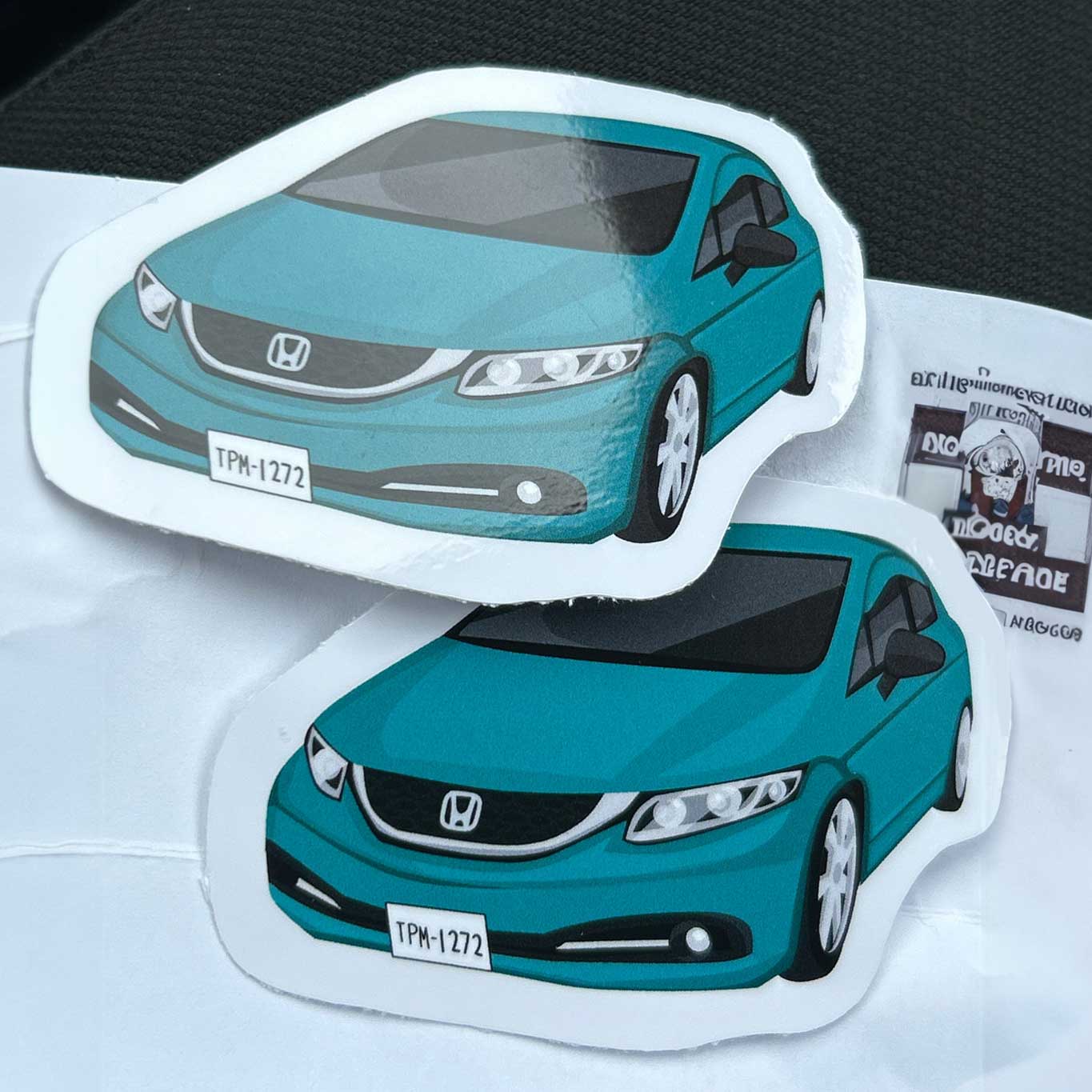 Cool Personalized Custom Car Photo Sticker Gift, Turn Your Photo Portrait Picture into Custom Drawn Sticker Decals