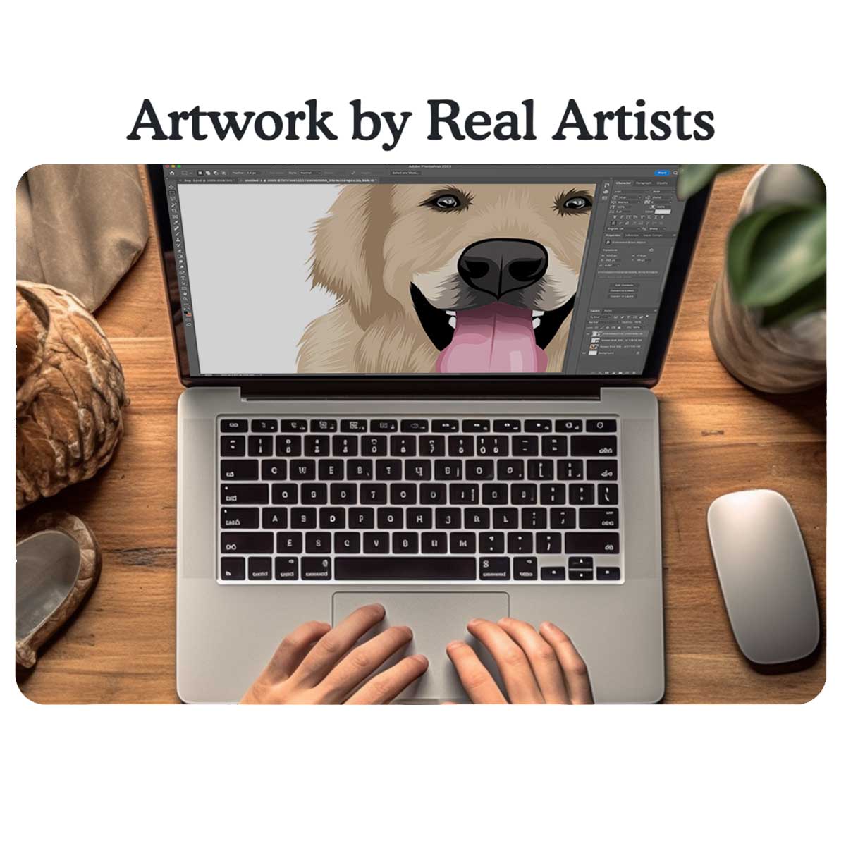 Cool Personalized Custom Dog Photo Sticker Gift, Turn Your Photo Portrait Picture into Custom Drawn Sticker Decals