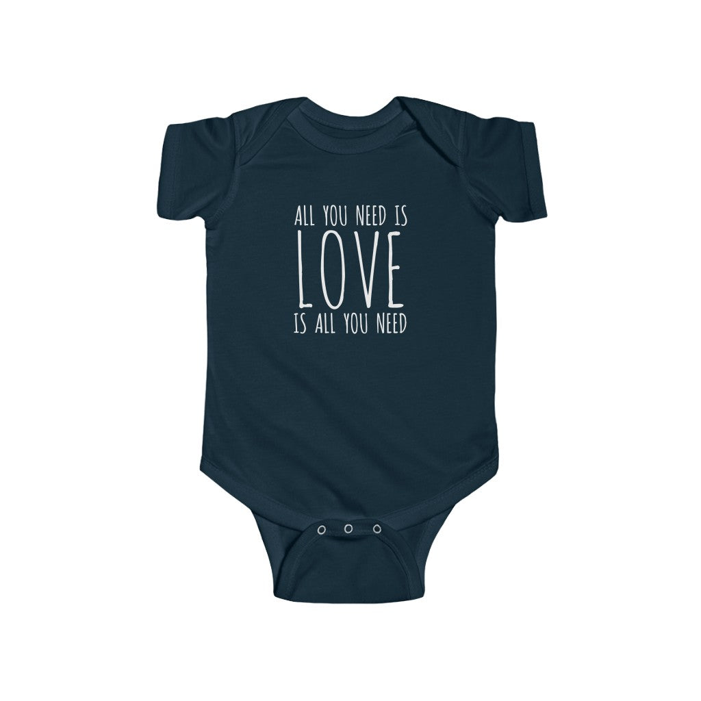 Love Bodysuit Gift, All You Need is Love is All You Need One-Piece Bodysuit