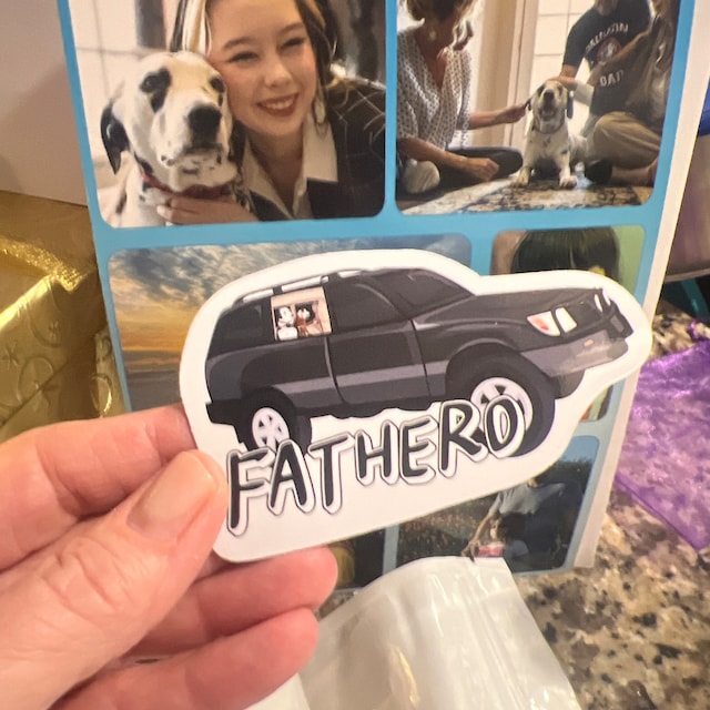 Cool Personalized Custom Car Photo Sticker Gift, Turn Your Photo Portrait Picture into Custom Drawn Sticker Decals