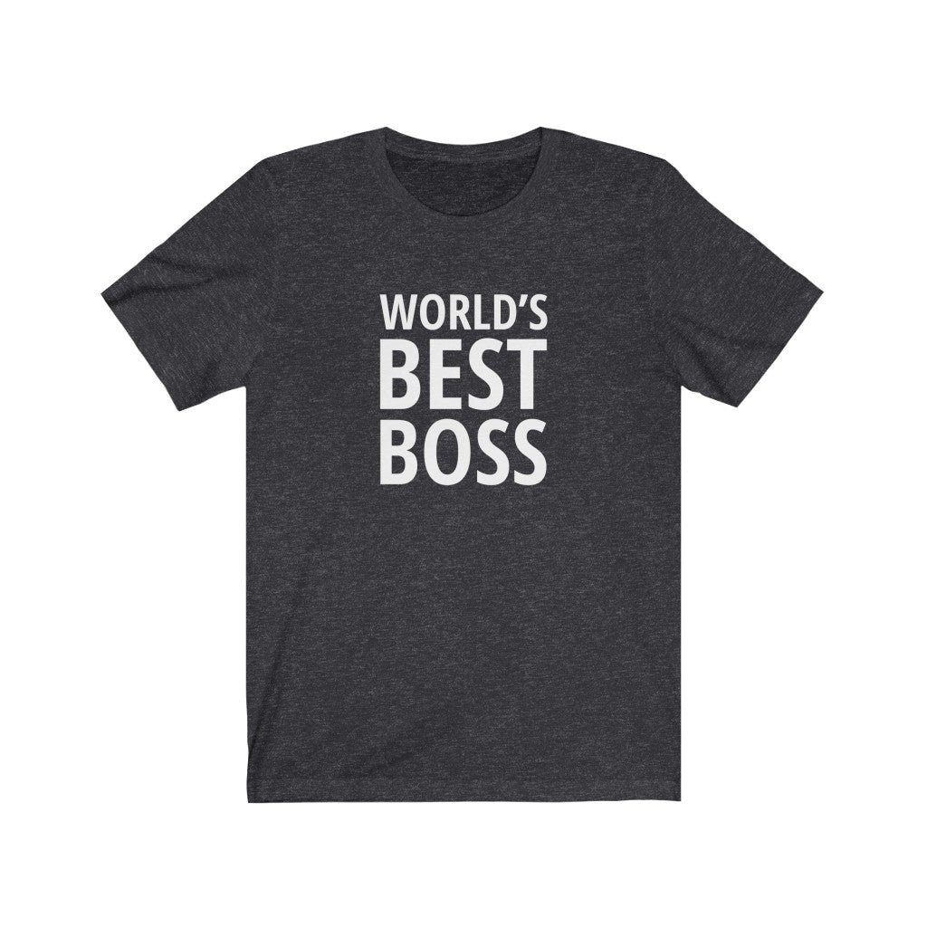 Boss T-shirt Gift, World's Best Boss Tee Shirt