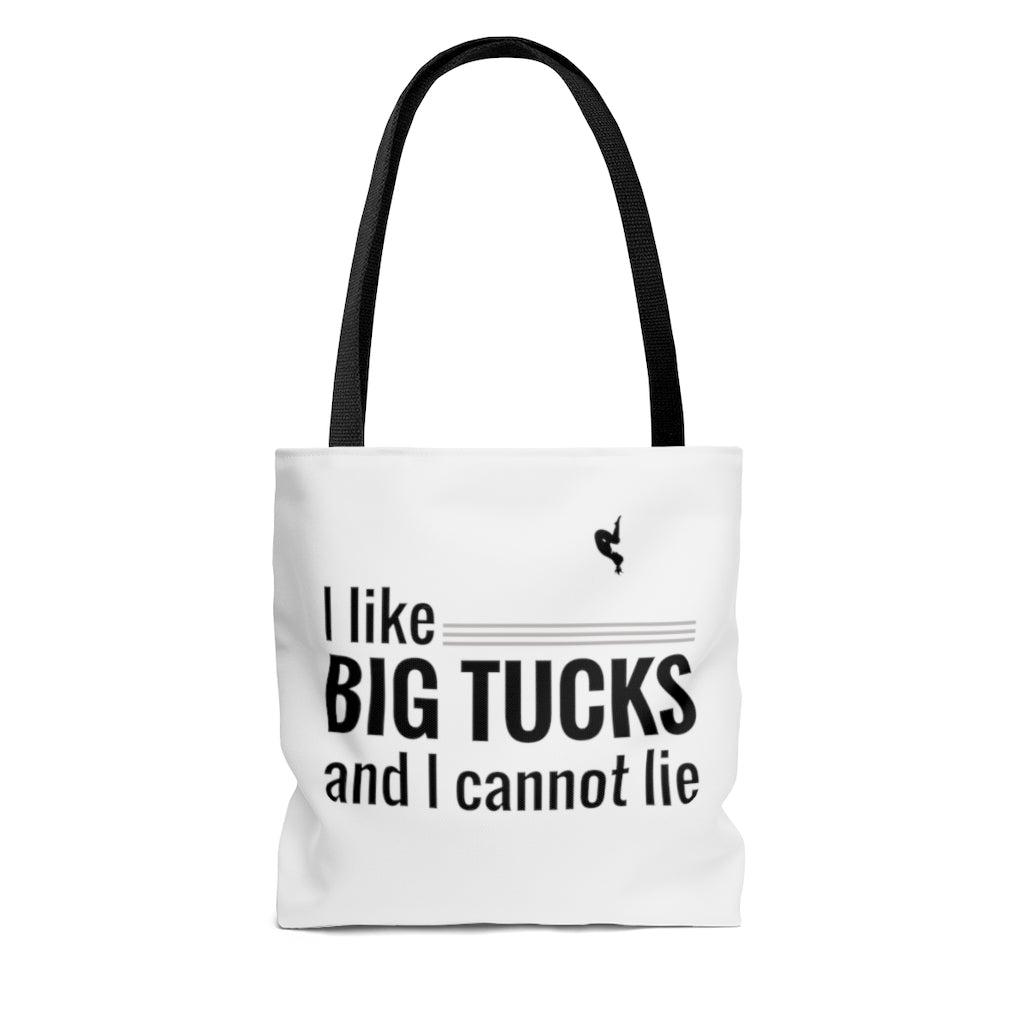 Funny Gymnastics Tote Bag Gift for Gymnast, I Like Big Tucks Tote Bag