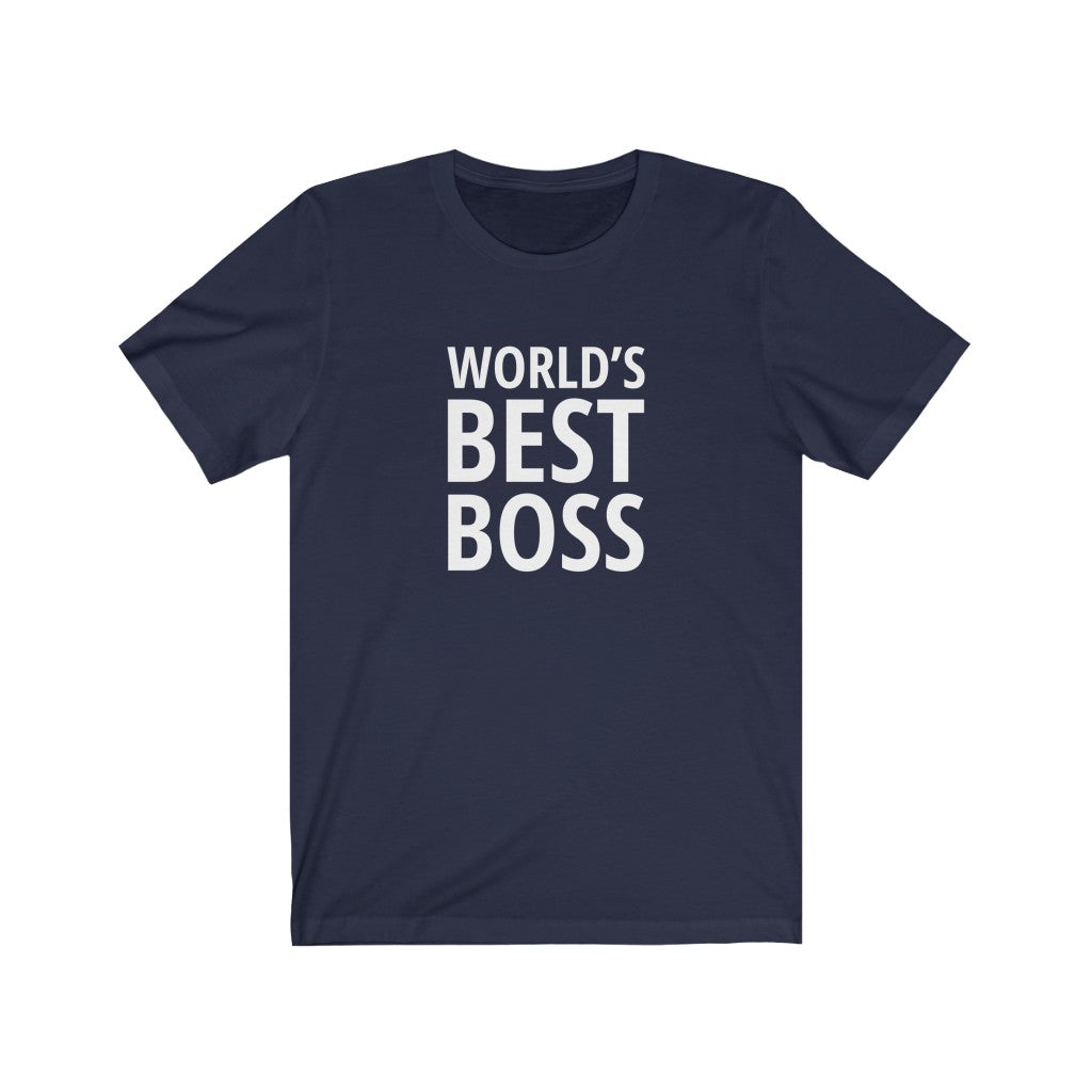 Boss T-shirt Gift, World's Best Boss Tee Shirt