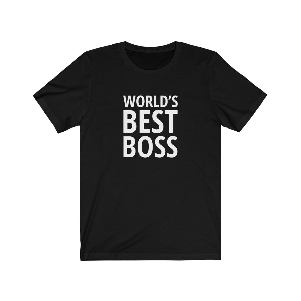 Boss T-shirt Gift, World's Best Boss Tee Shirt